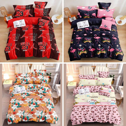 (King Size Sab Collection) 3 in 1 Canadian Cotton Bedding Set