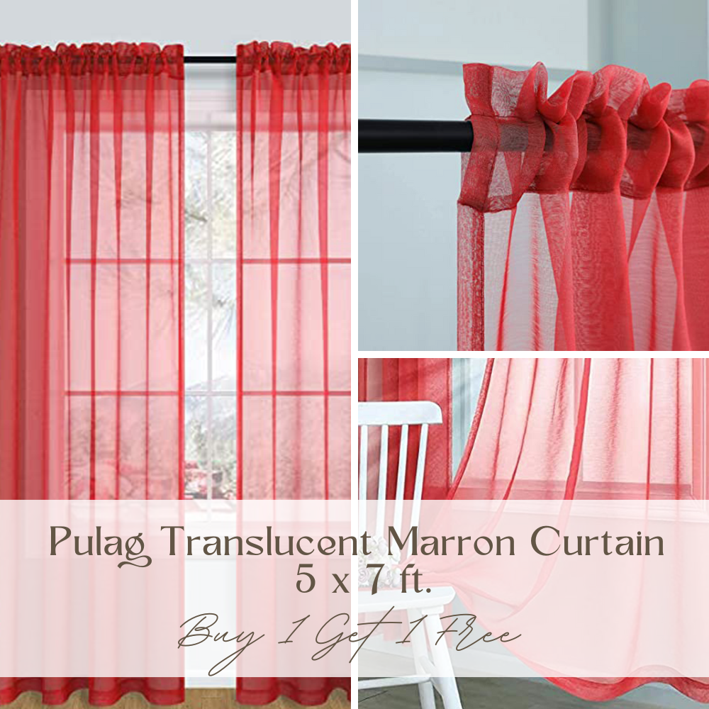 Pulag Translucent Curtain, 5 x 7 ft.
